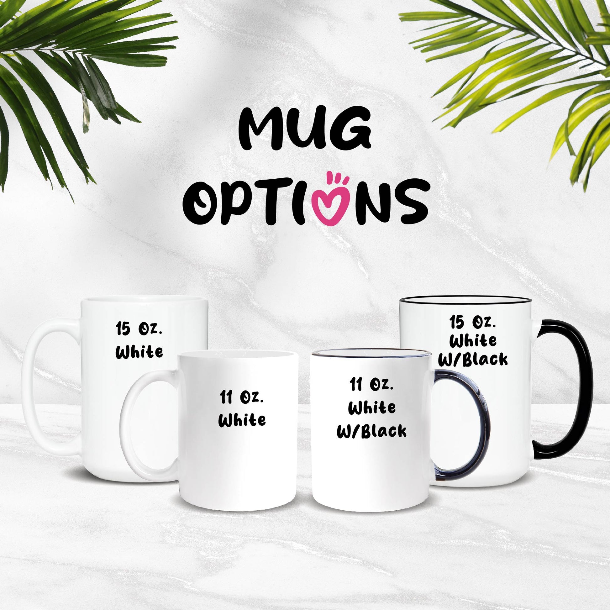 Tutolia Gifts Website Mug Options