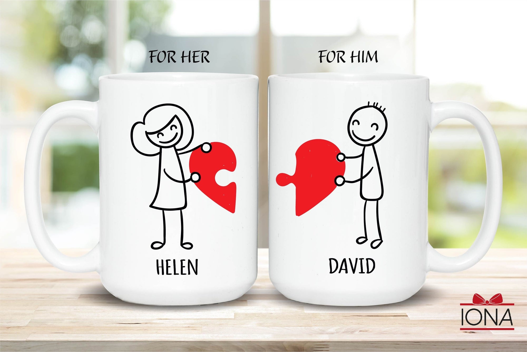 Couple Coffee Mugs, Couple Gift, Girlfriend Gifts, Romantic Gifts for Boyfriend, Custom Couple gift,Funny Gift for him, Valentine Couple Mug