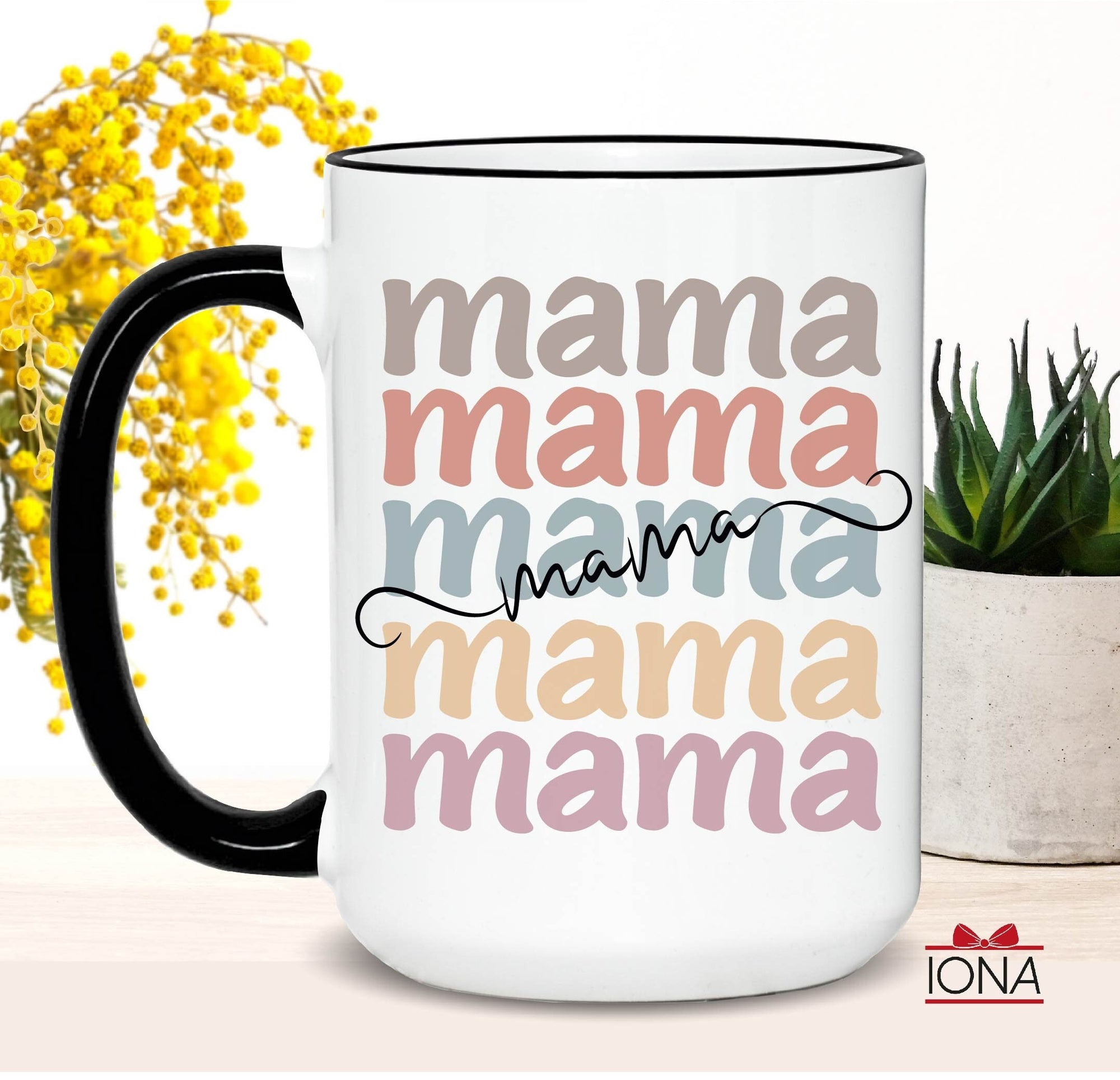 Groovy Mama Coffee Mug, Mama Vibes, Mom Life, Mothers Day Gift Idea, Mothers Birthday Gift from Daughter, Mother's Day Christmas Gift Cup