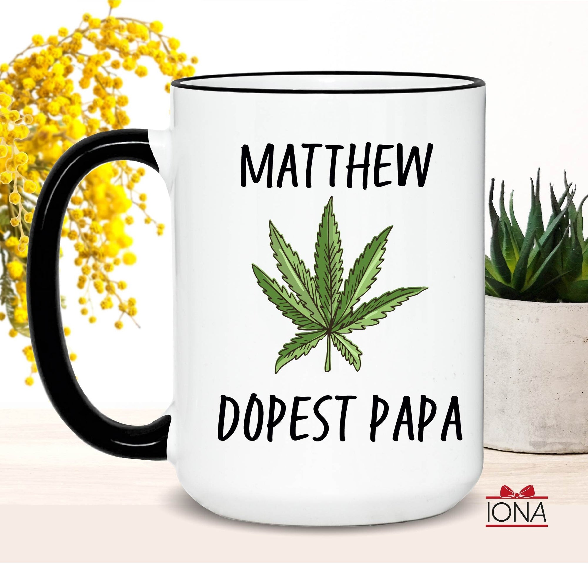 Dopest Papa Coffee Mug, Personalized Papa Birthday Gift, New Papa Gifts, Funny Birthday Gift for Papa, Papa Mug, Best Fucking Papa Ever