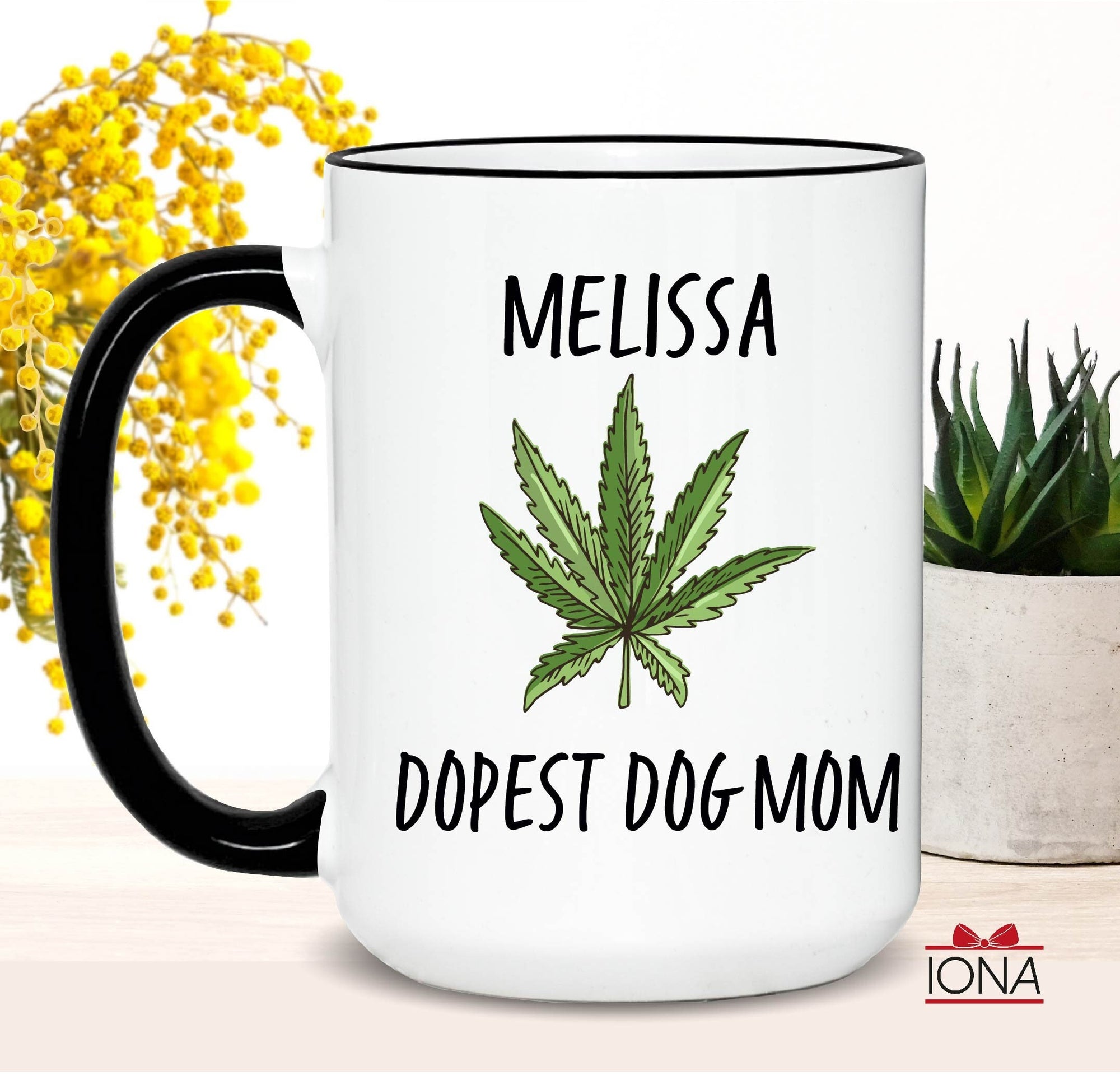 Dopest Dog Mom Coffee Mug, Personalized Dog Mom Birthday Gift, Funny Birthday Gift for Dog Mom, Dog Mom Tea Cup, Best Fucking Dog Mother
