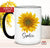Sunflower Mug, Personalized Sunflower Lover Gift, Sunflower Coffee Mug, Sunflower Tea Cup, Sunflower Gifts For Her, Sunflower Gifts Women