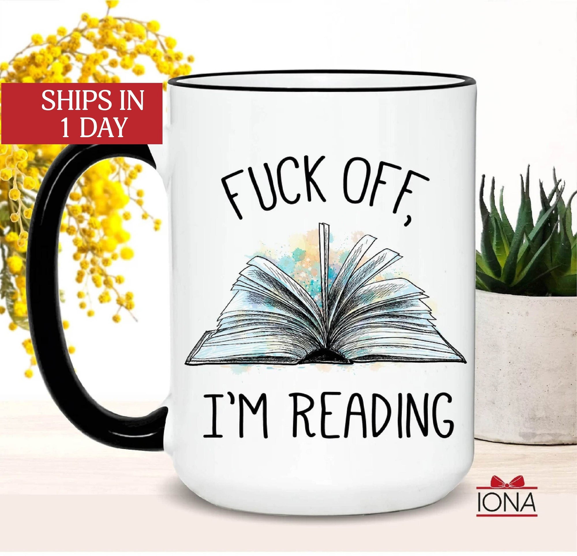 Reading Mug, Gift For Readers, Bookworm Gift, Book Club Gift, Gift For Book Lovers, Gift for Women, Book Lovers Coffee Cup, Funny Book Mug