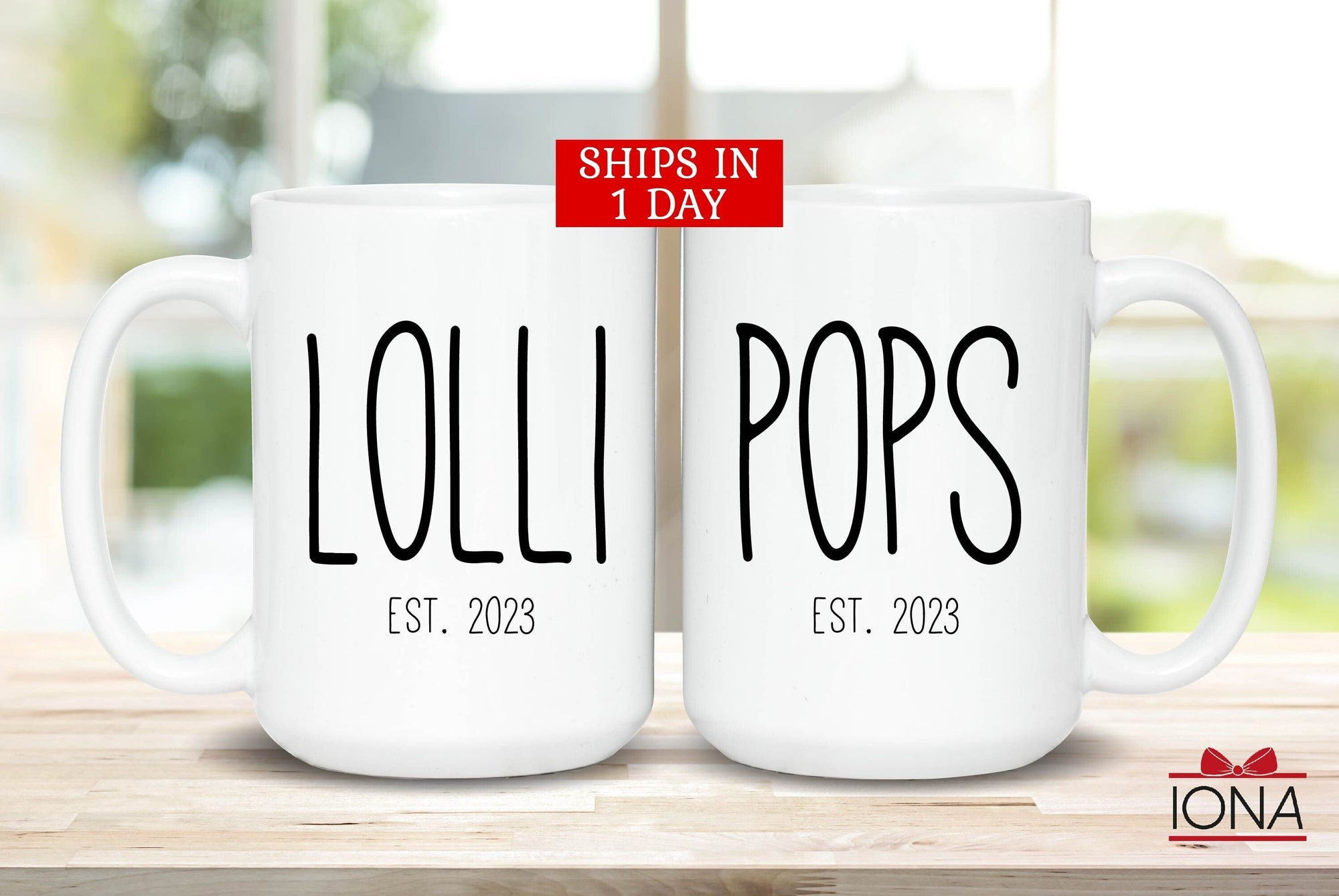 Grandparent Pregnancy Announcement Mug, Lolli And Pops Gift, Baby Reveal For Grandparents, Lolli Reveal, Pops To Be Gift, Lolli Pop Pop Mug
