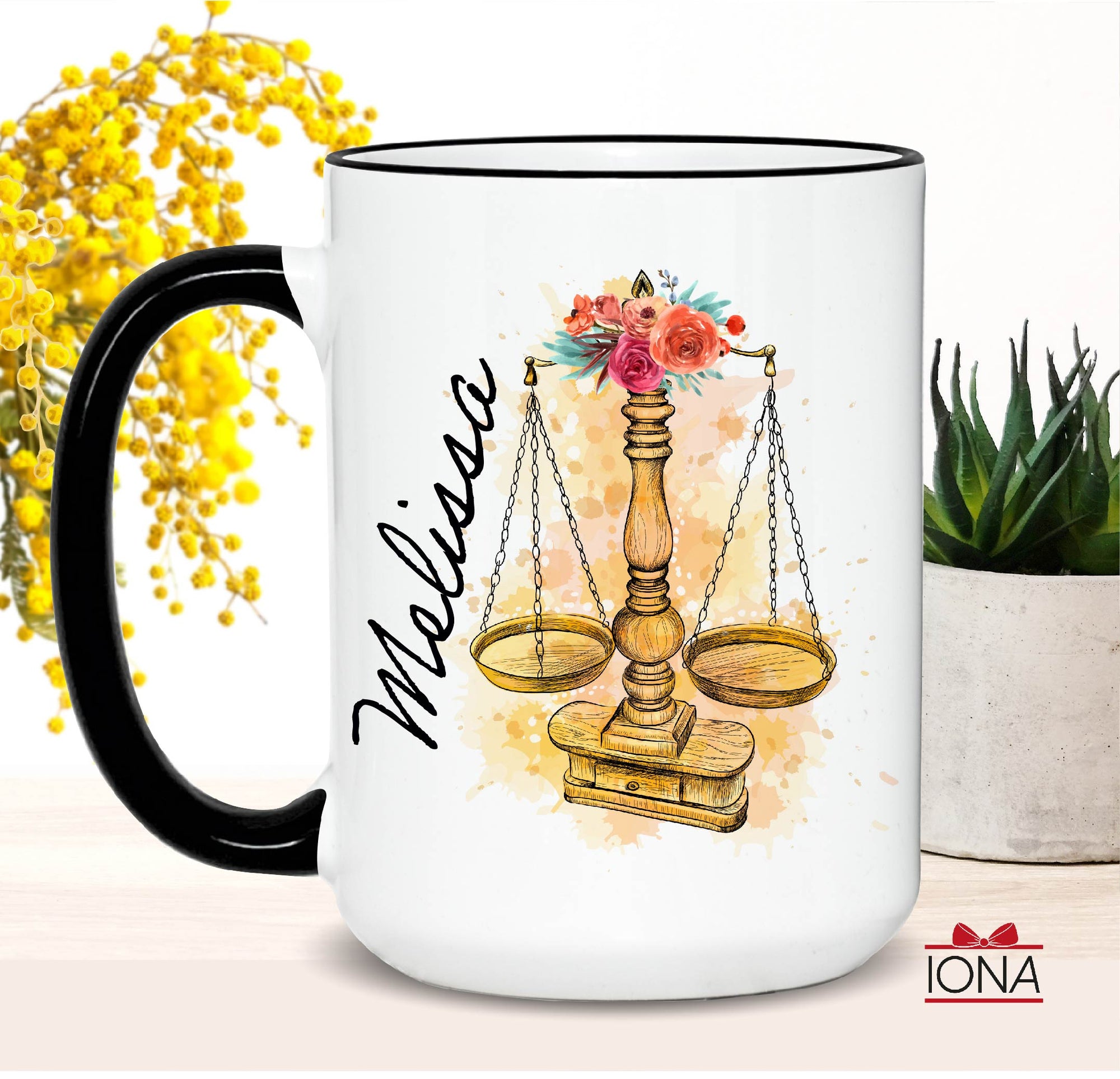 Personalized Lawyer Coffee Mug - Law School Student Graduation Gift, Attorney Paralegal Gift