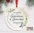 New Grandma & Grandpa Ornament - Grandparents Pregnancy Announcement Ornament –Personalized Christmas Gift for Grandparents