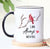 I am Always with You Coffee Mug - Cardinal Mug with Heart - Memorial, Remembrance Gift