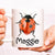 Personalized Ladybug Coffee Mug –Custom Funny Gift for Women Men –LadybirdLover Gift – Tea Cup with Name