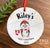 Personalized Baby's First Christmas Ornament – Cute Penguin Baby Name Christmas Gift