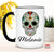 Sugar Skull Mug - Custom Candy Skull Coffee Mug - Personalized Cinco De Mayo Gift
