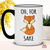 Oh, for fox sake! Coffee mug - Funny Morning Tea Cup - Fox Lover coffee mug