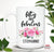 Personalized Fifty and Fabulous Birthday Gift, Birthday gift for women, Custom 50th Birthday Coffee Mug, Pink Flower with name mug